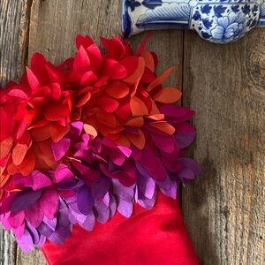 Crate & Barrel  "Fiona" Christmas Stocking